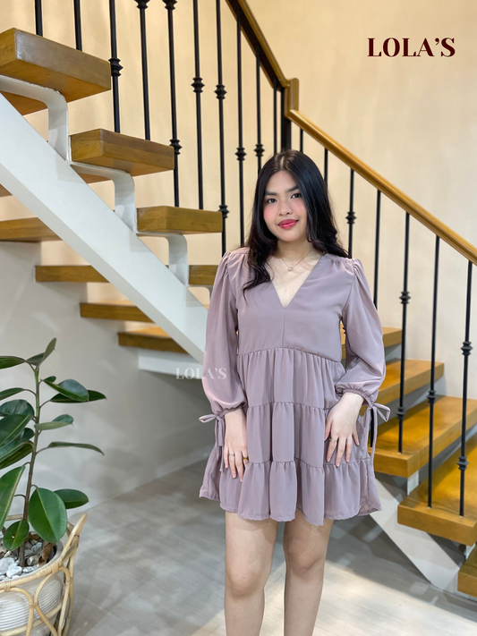 Monina Dress (Dusty Lilac)