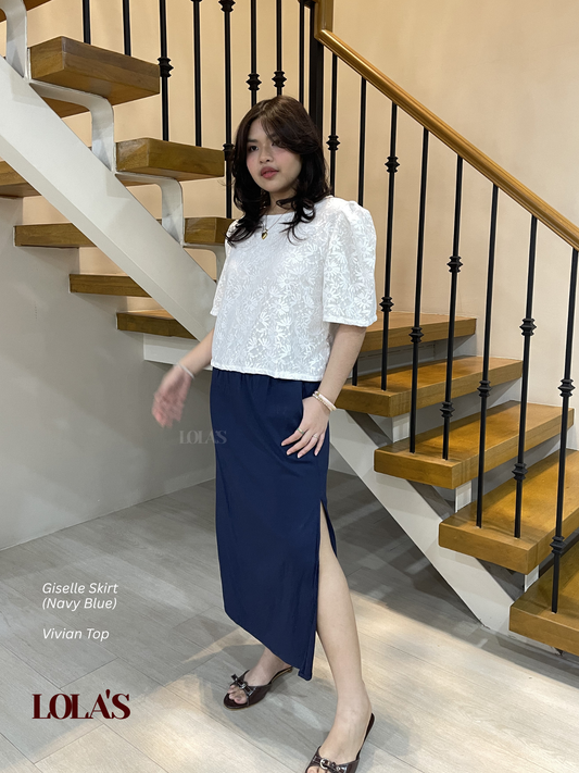 Giselle Skirt (Navy Blue)