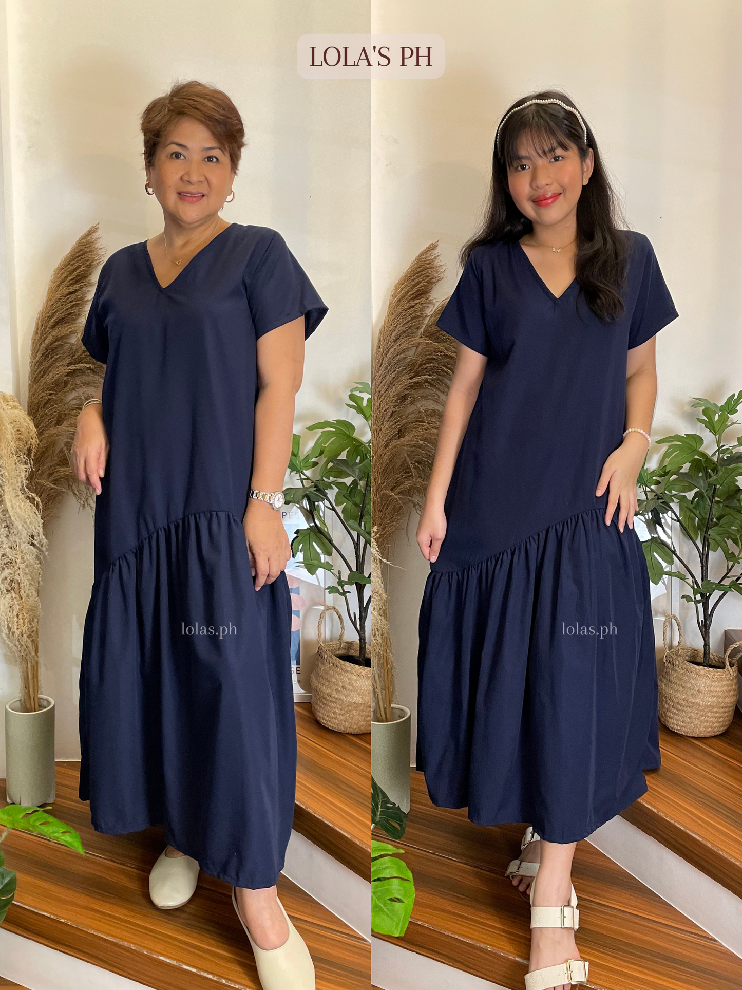 Ava Dress (Navy Blue)