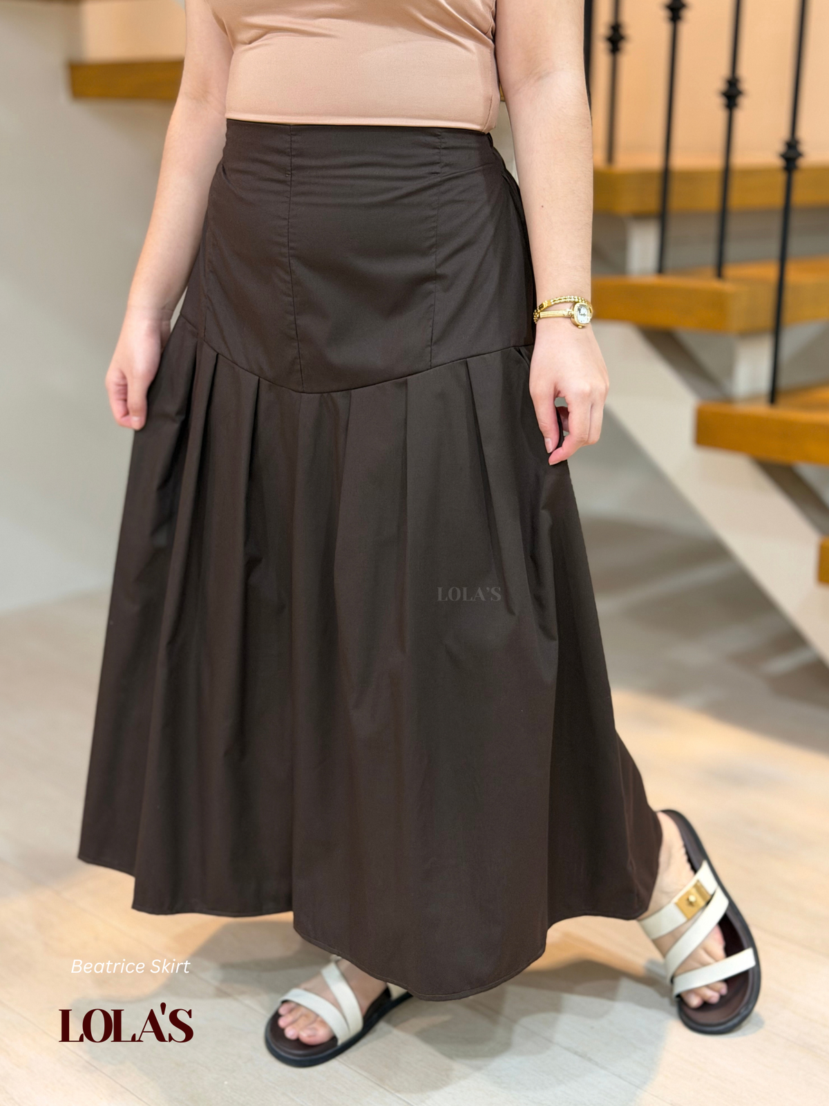 Beatrice Skirt (Chocolate)