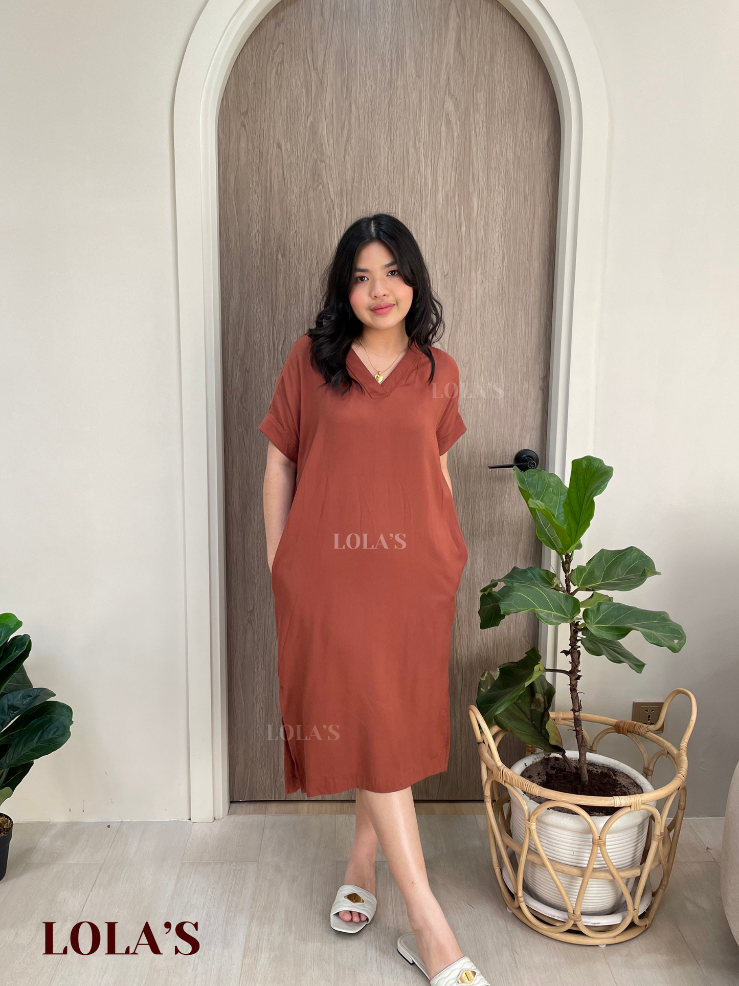 Coco Dress- New (Walnut)