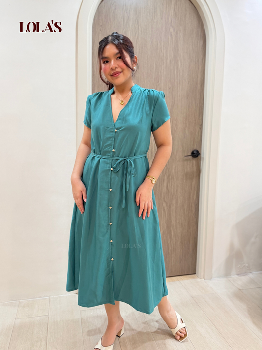 Kyle Dress (Aqua Green)
