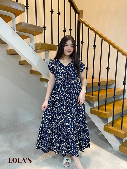 Jane Dress (Blue Blossom)