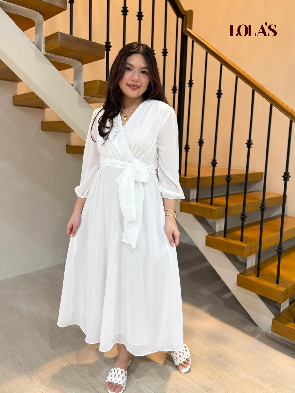 Paula Dress (White)