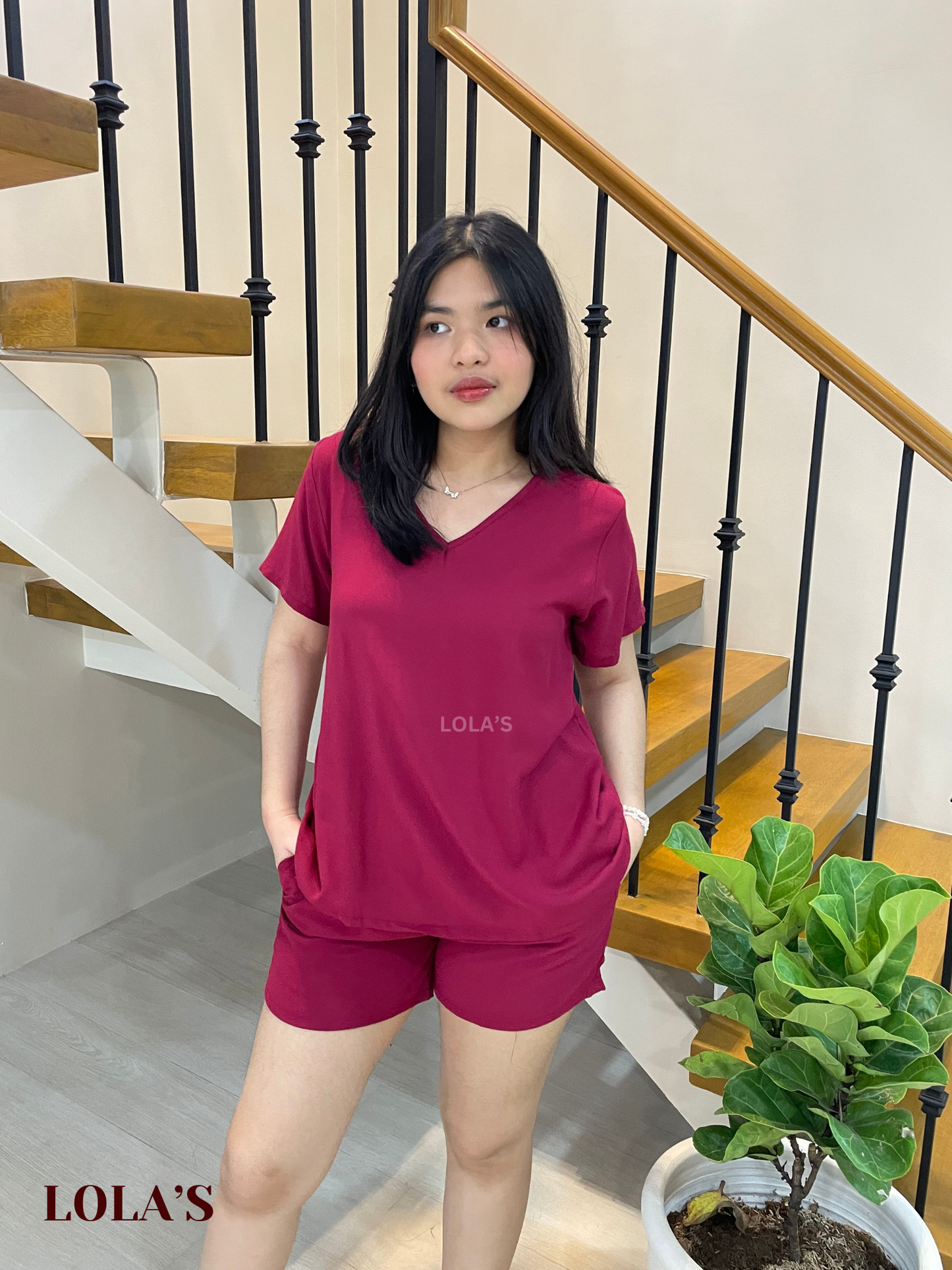 Terno Loungewear Coordinates (Wine)