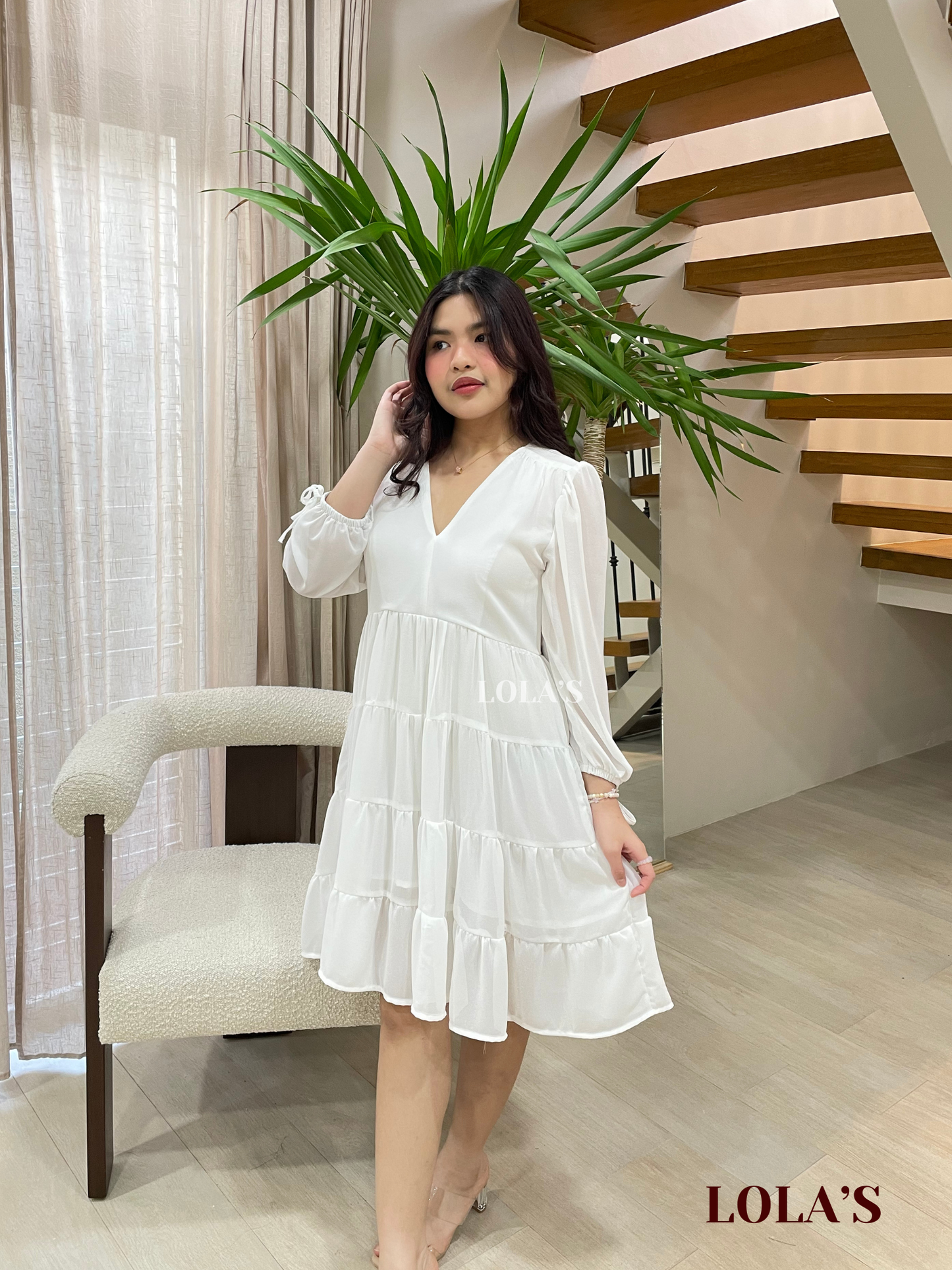 Diana Dress (White)