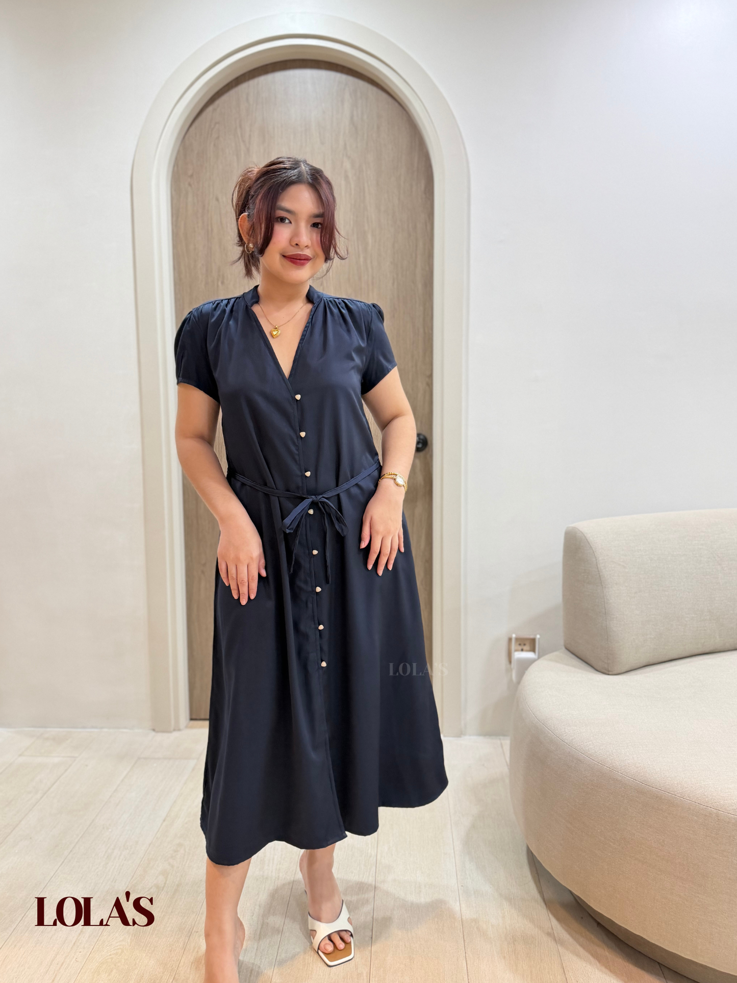 Kyle Dress (Dark Navy)