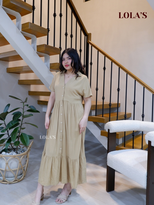 Regine Dress (Beige)