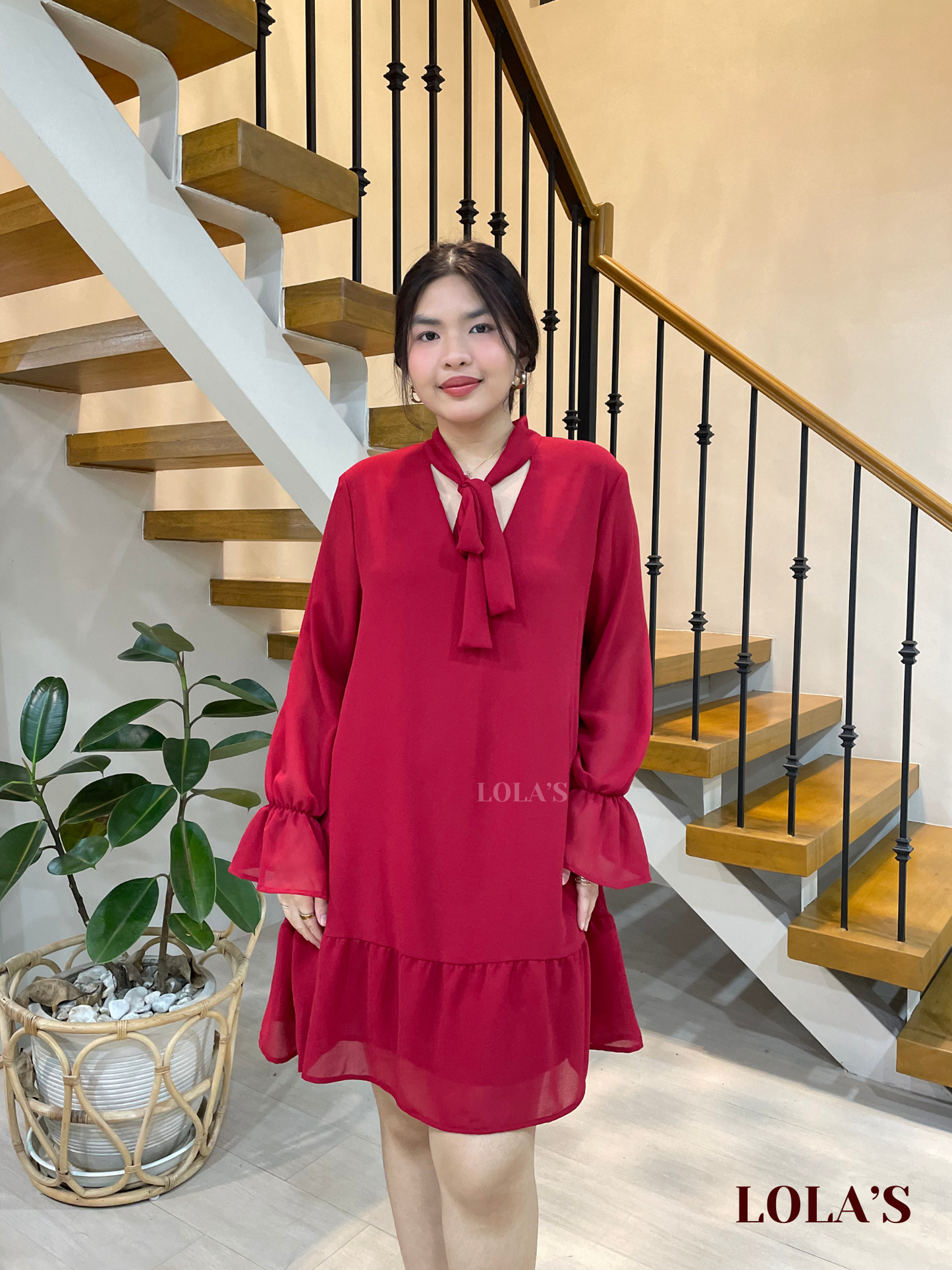 Daph Dress (Red)
