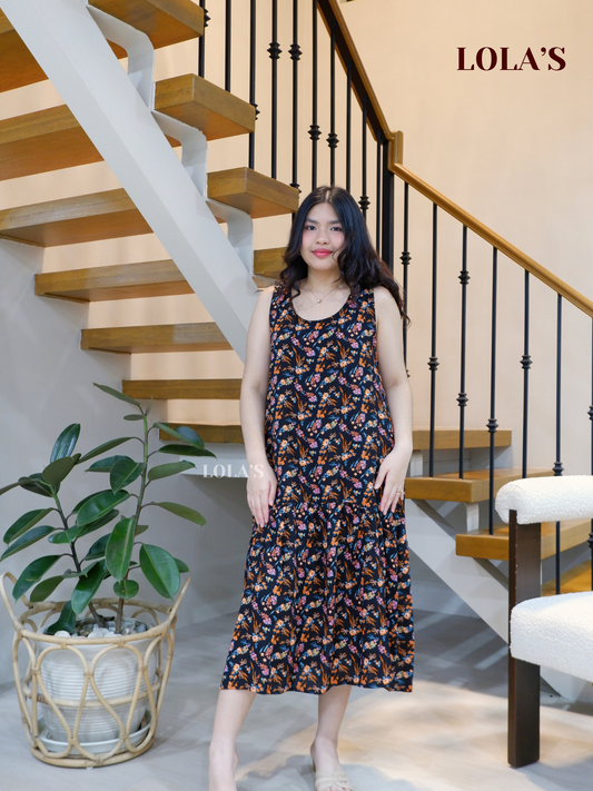 Sita Dress (Cheerful Black)