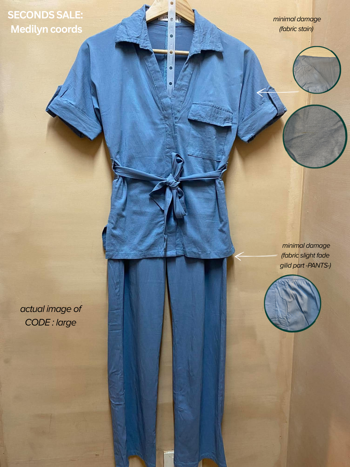 Medilyn Coords (Seconds Sale) -Stretch Twill