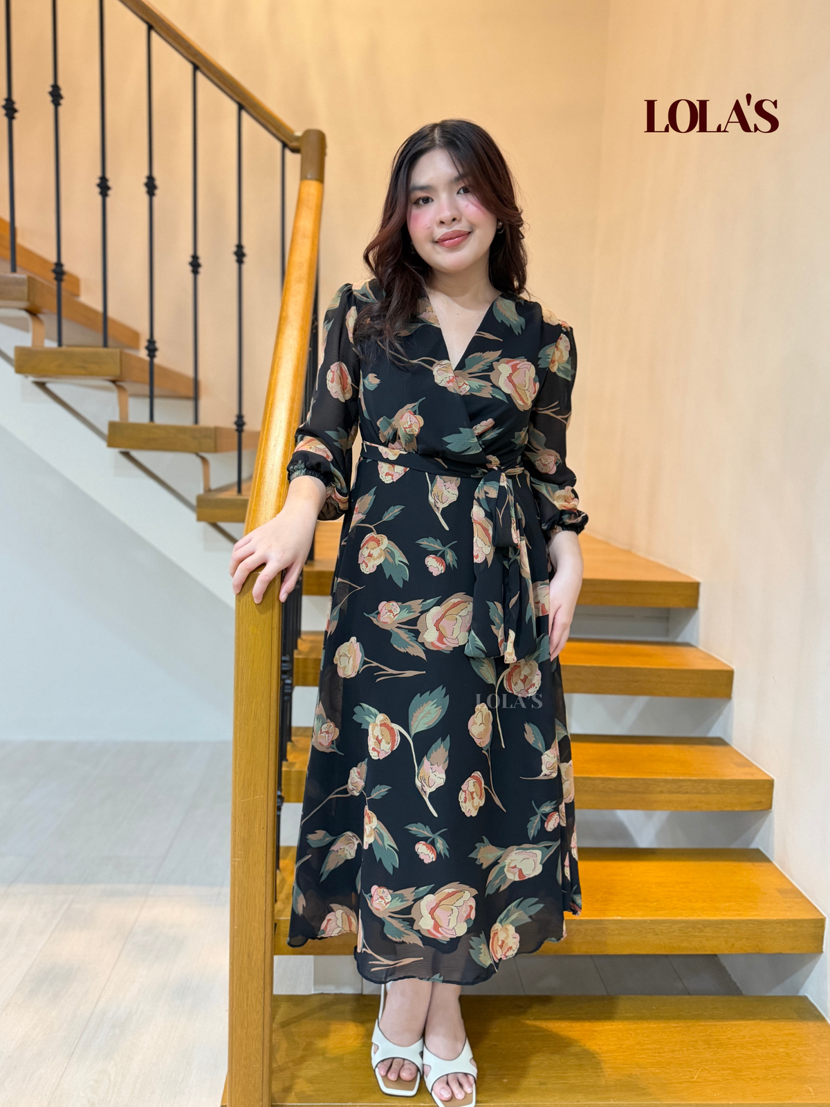 Paula Dress (Rose Noir)