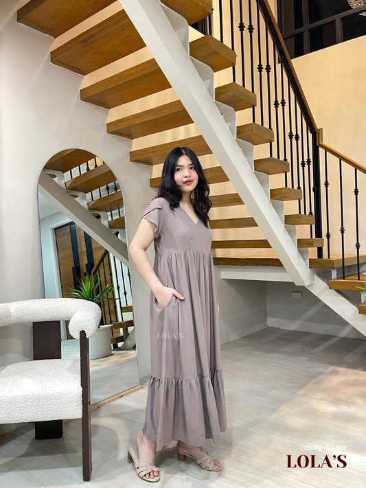 Jane Dress (Deep Taupe)
