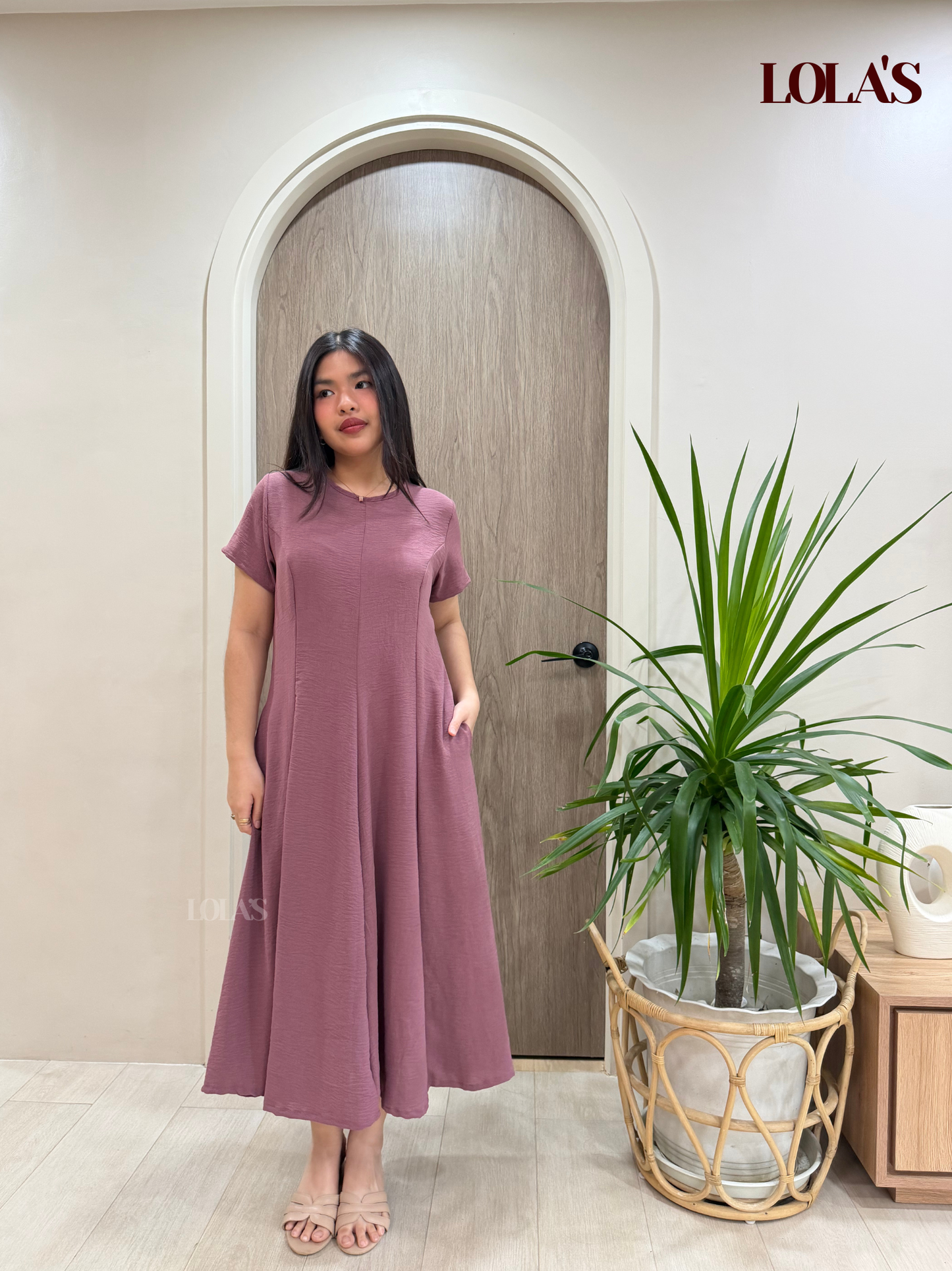 Kathleen Dress (Mauve)