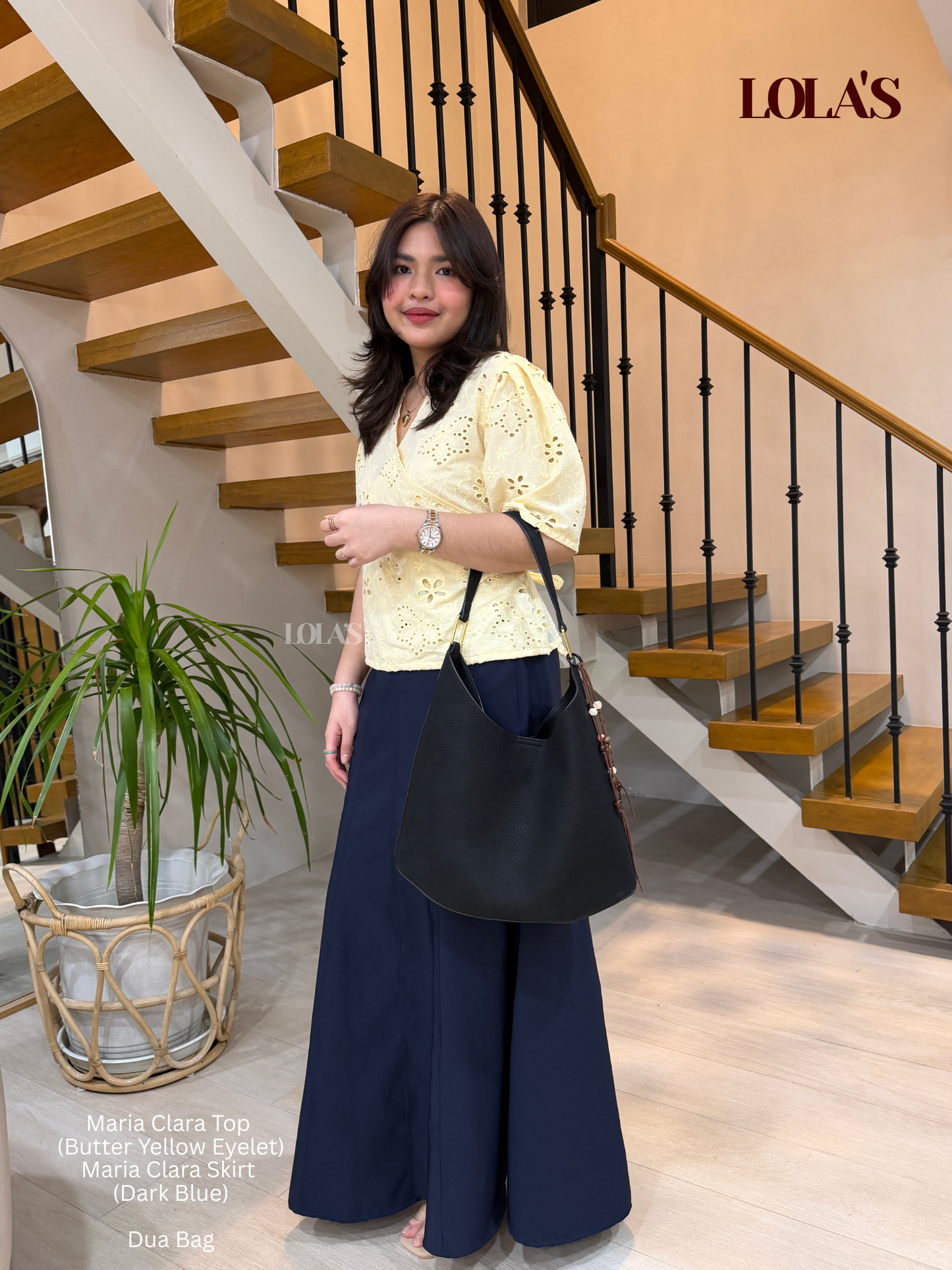 Maria Clara Top (Butter Yellow Eyelet)