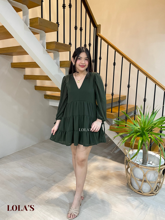 Monina Dress (Army Green)