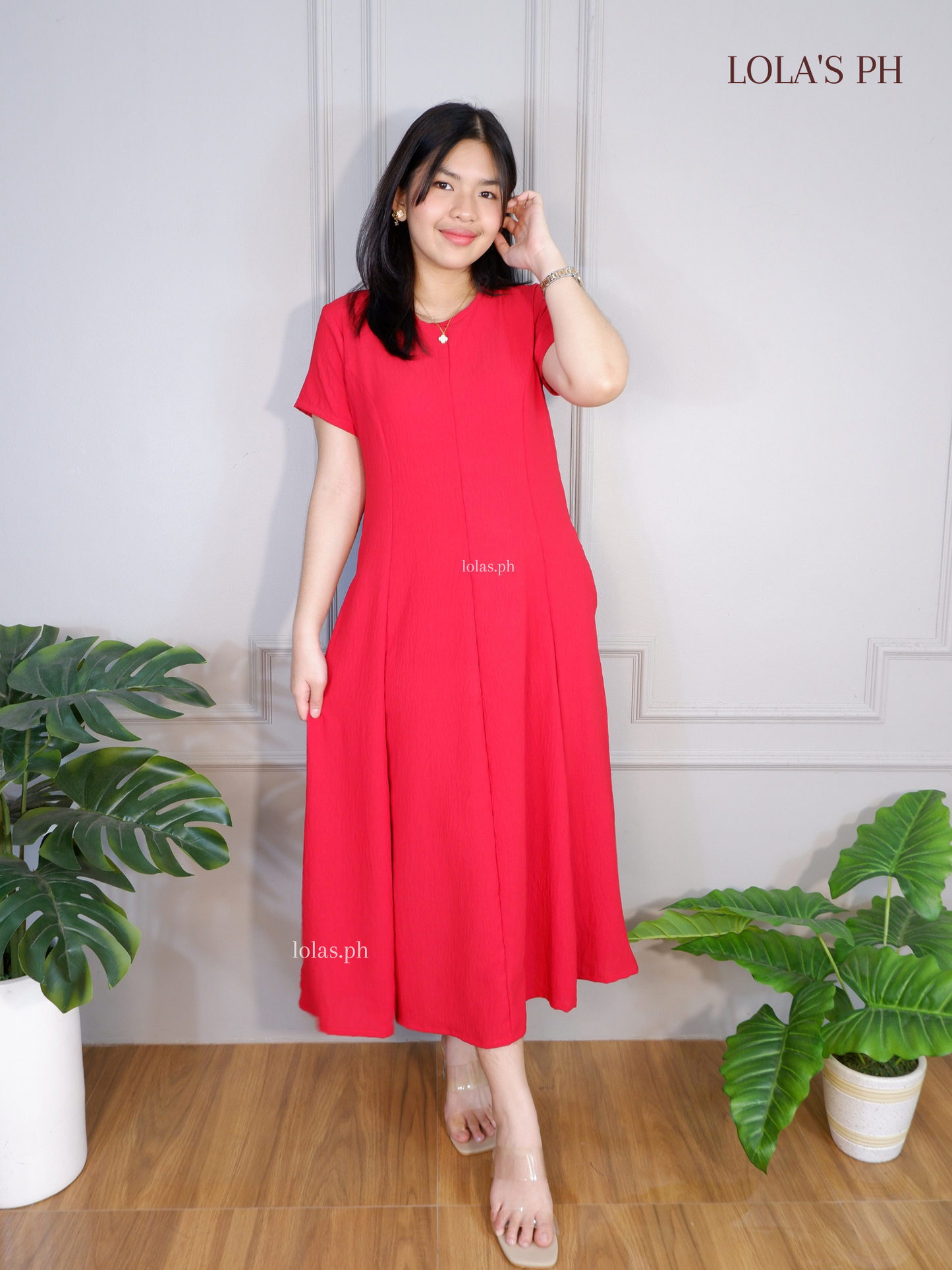 Kathleen Dress (Red)