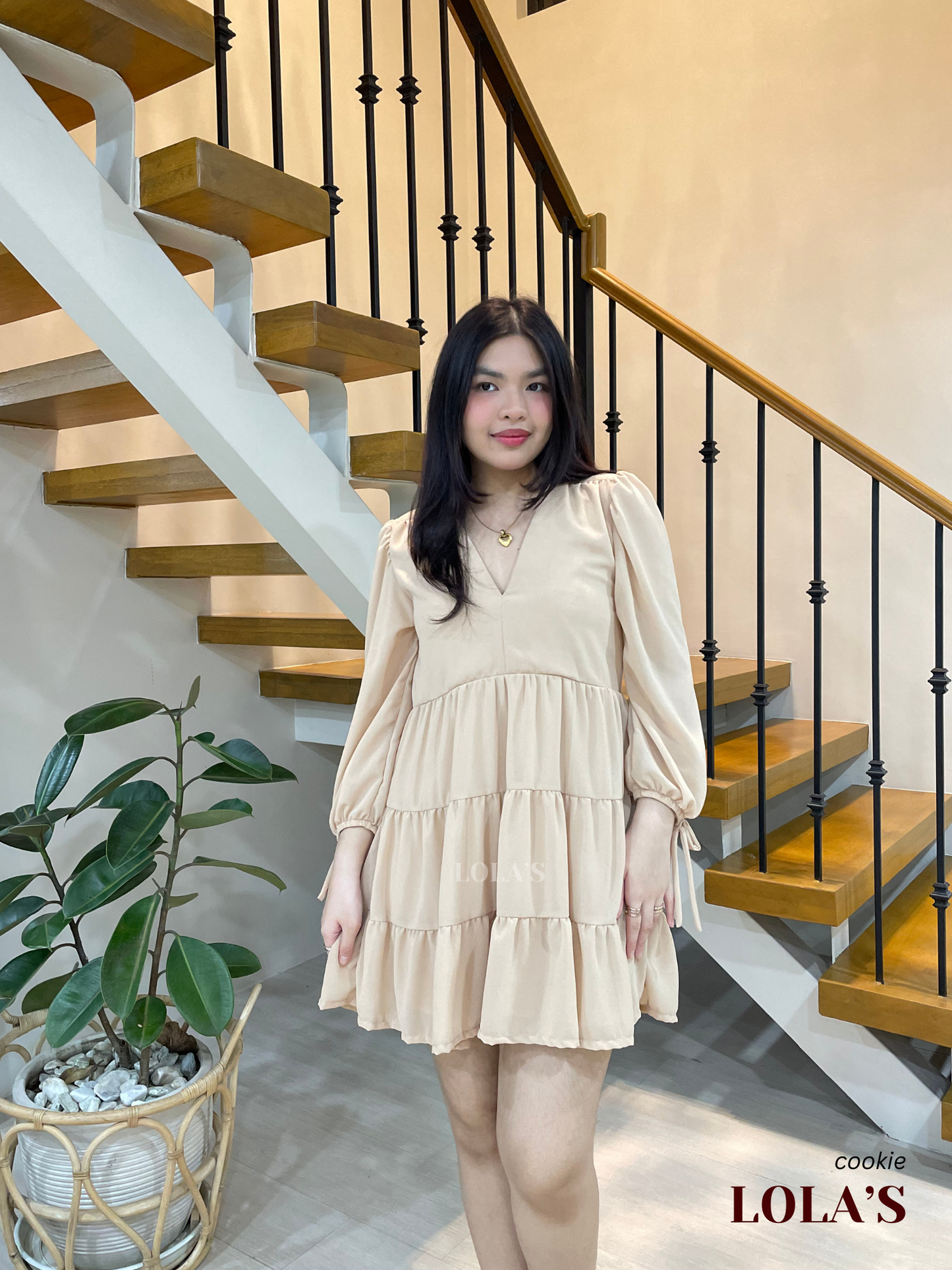 Monina Dress (Cookie)
