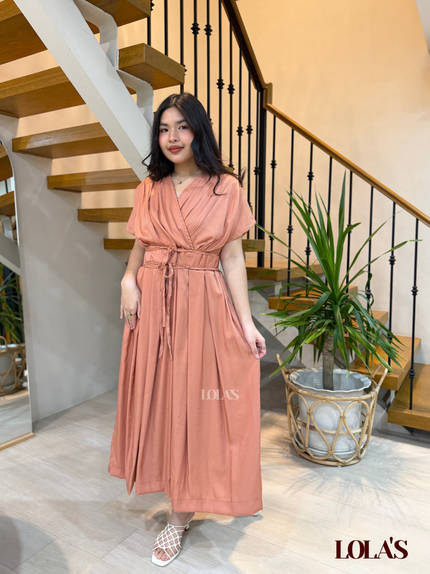 Kaye Dress (Salmon)