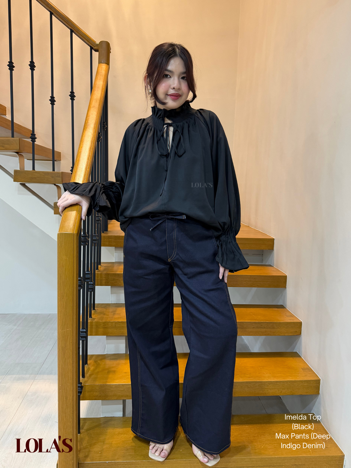 Imelda Blouse (Black)