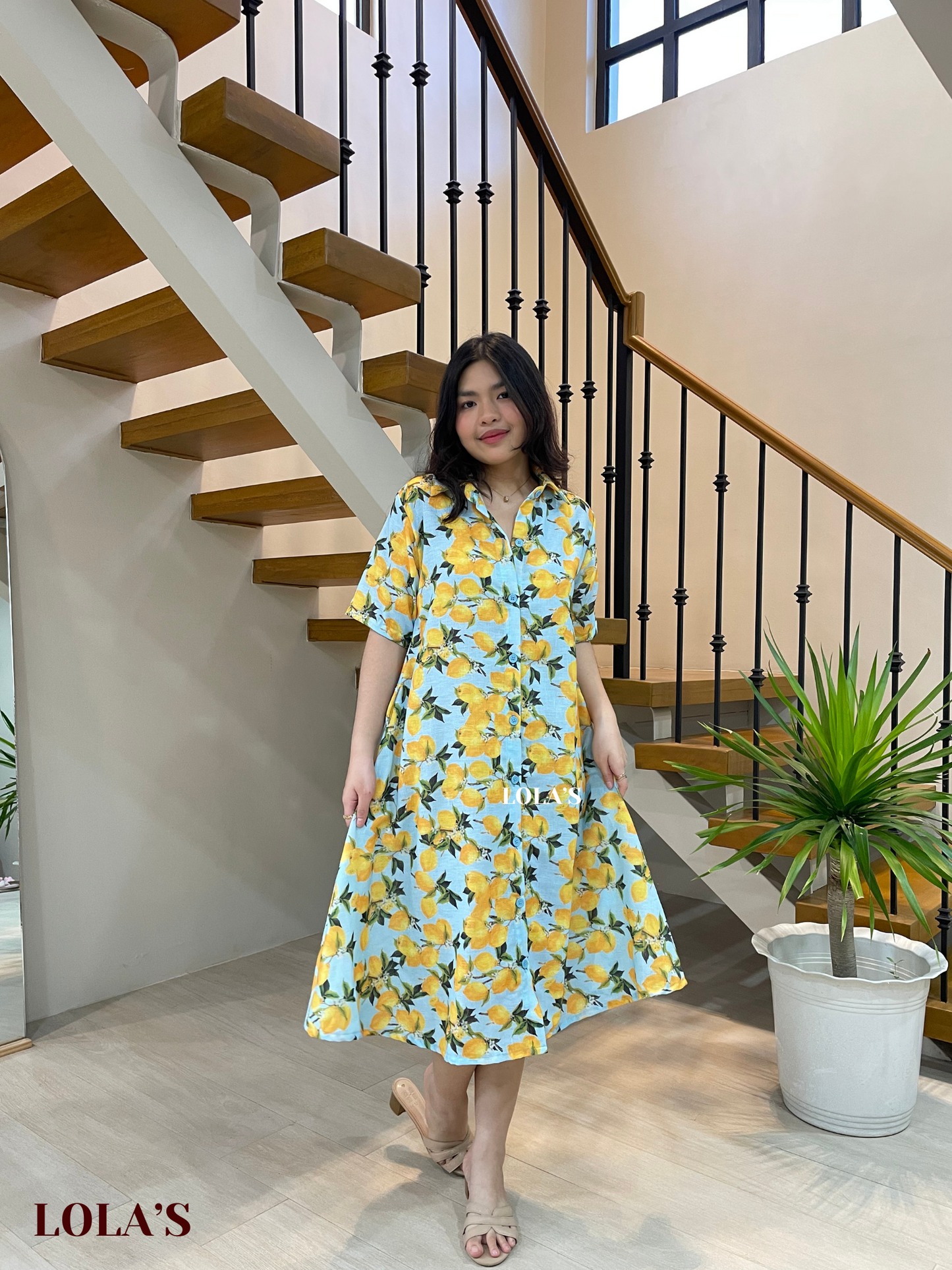 Alexa Polo Dress (Limoncello)
