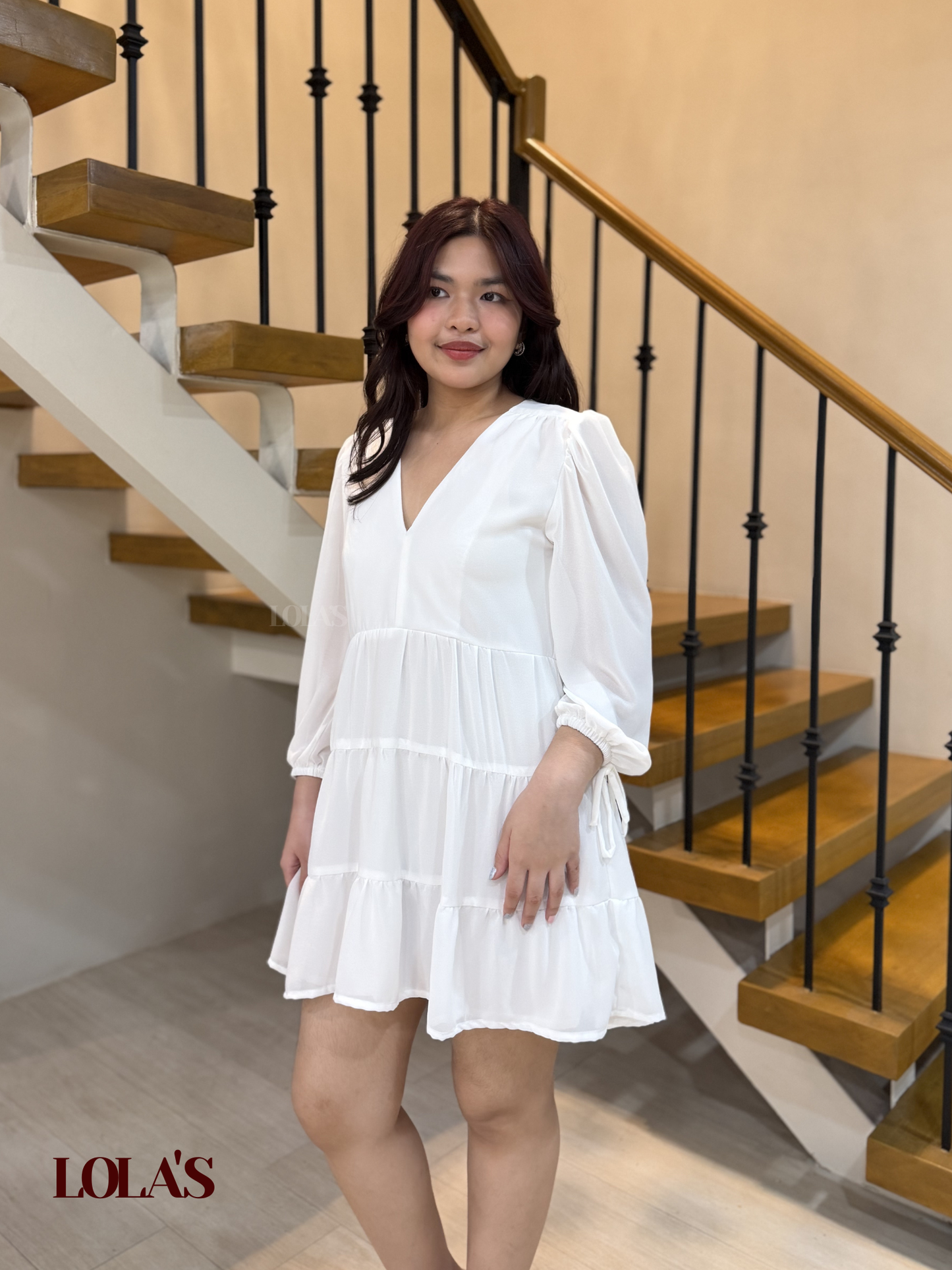 Monina Dress (White)