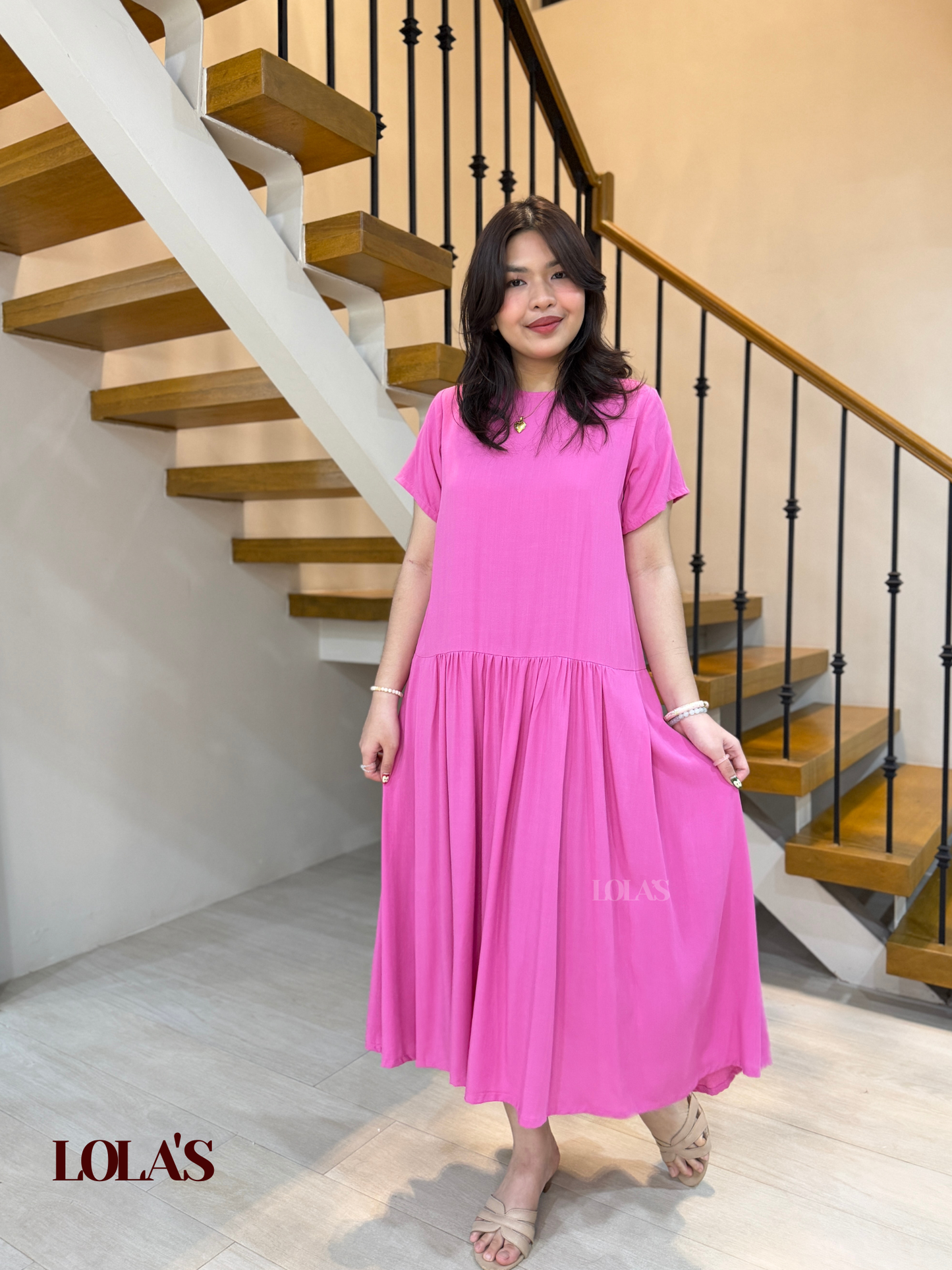 Mina Dress (Pink)