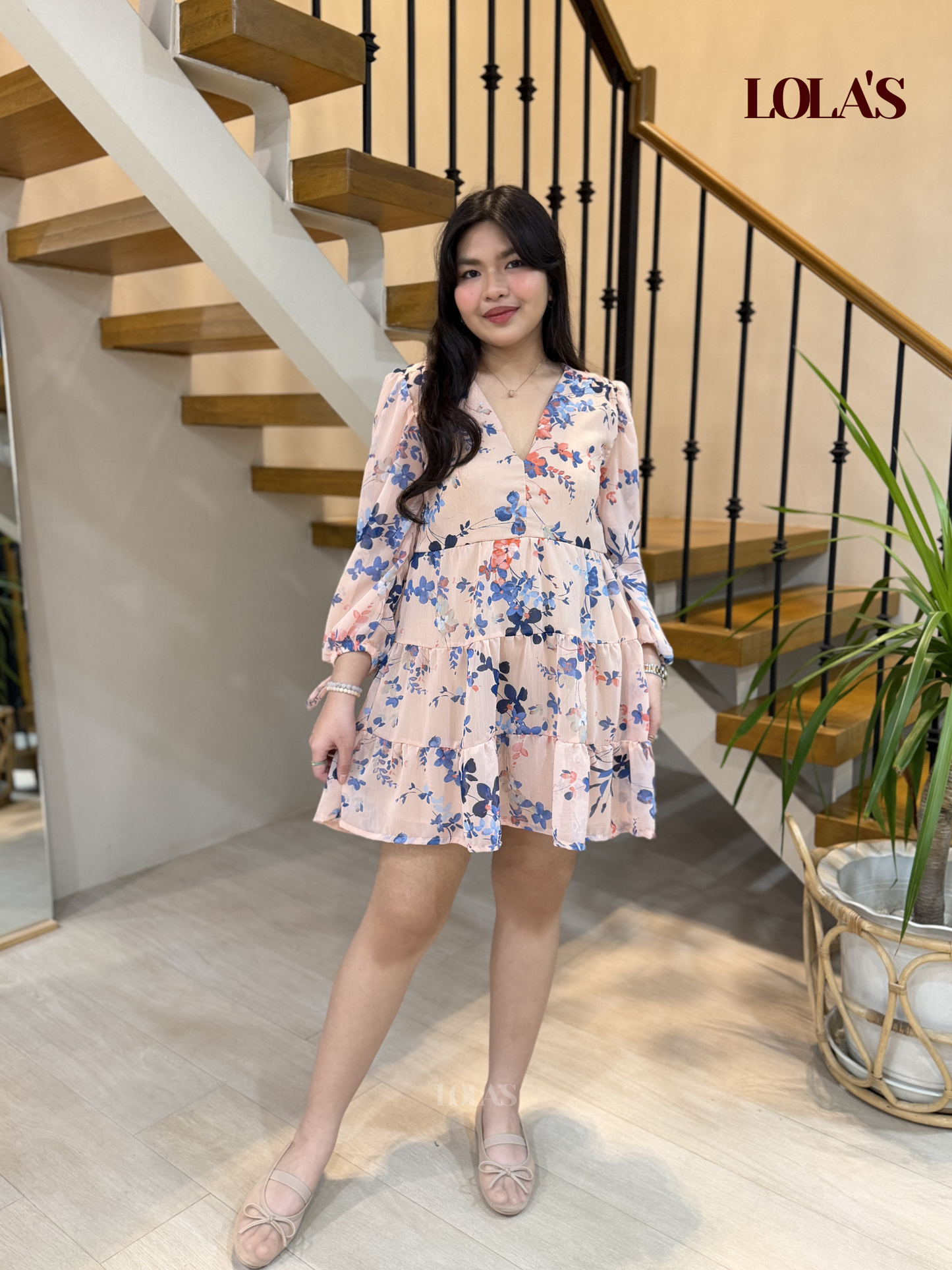 Monina Dress (Innocent Pink)