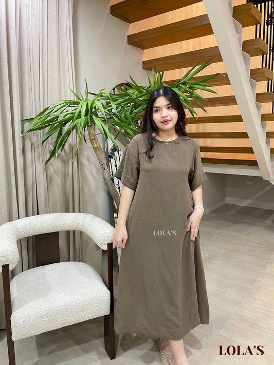 Luna Dress (Dark Taupe)