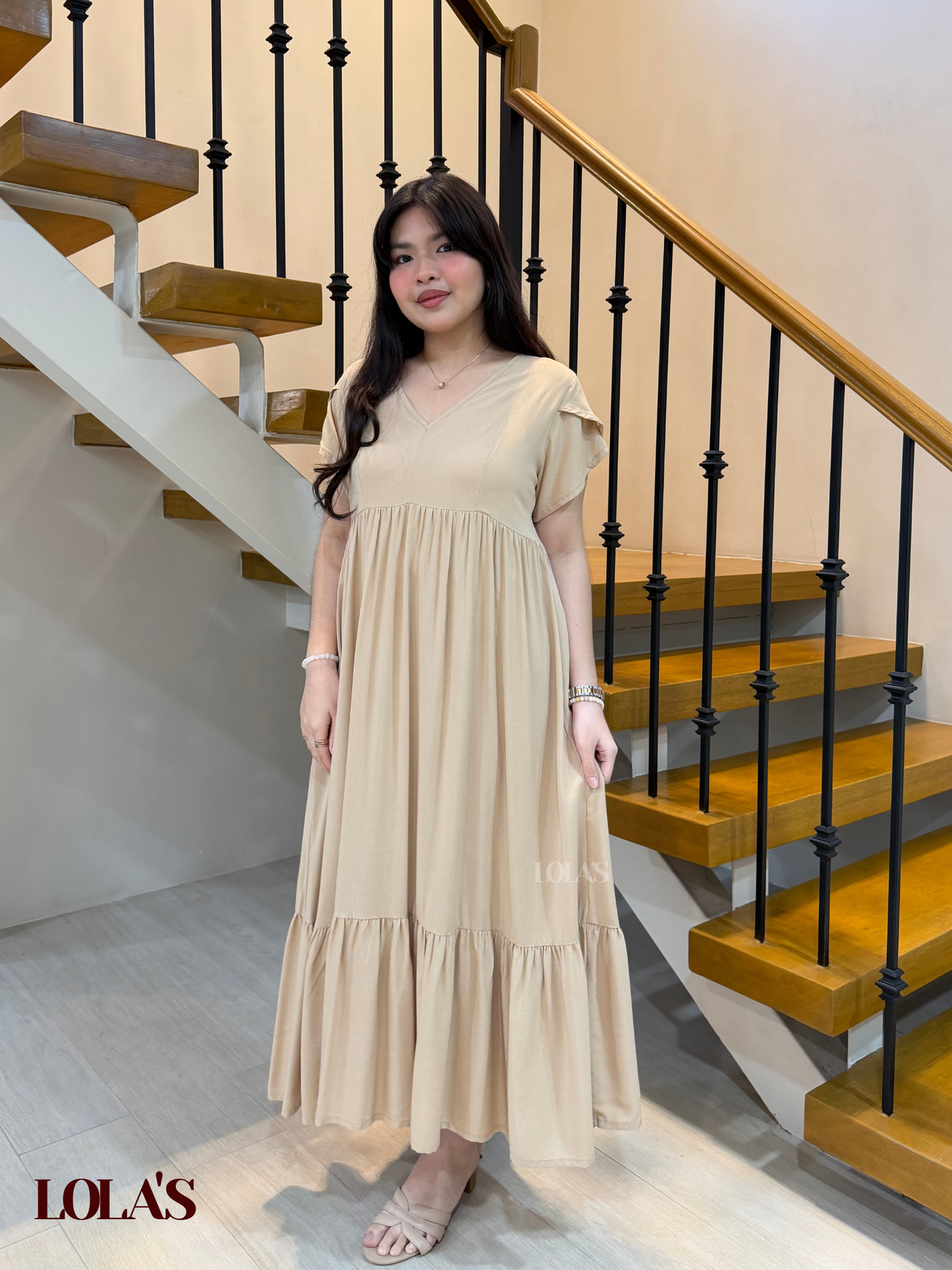 Jane Dress (Beige)