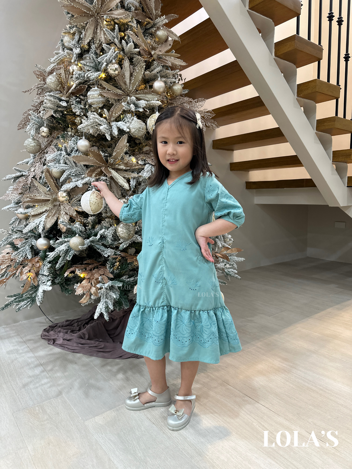 Priscilla Dress Kids (Mint)