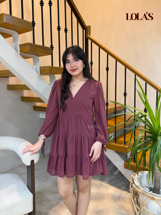 Monina Dress (Plum)