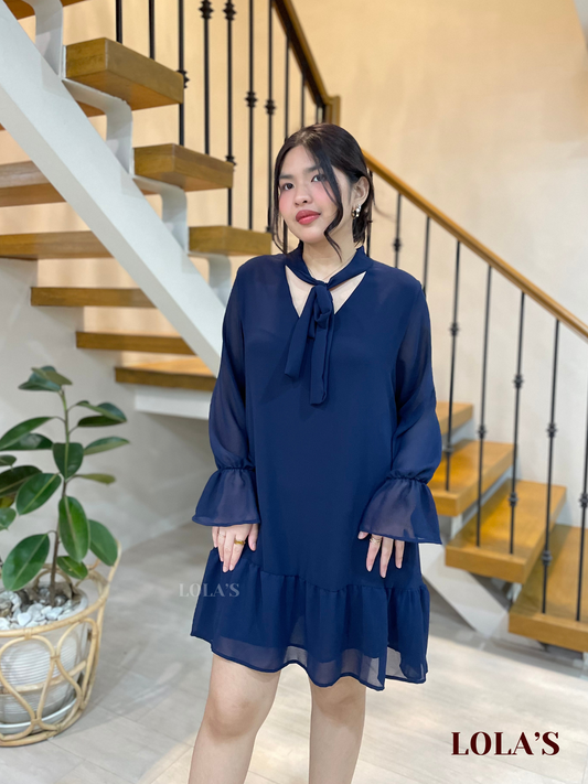 Daph Dress (Navy Blue)