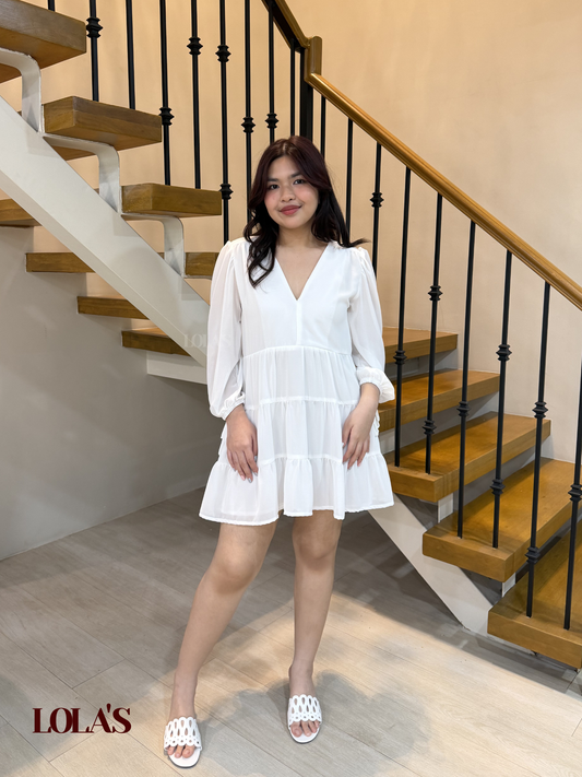 Monina Dress (White)