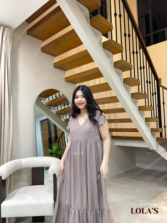 Jane Dress (Deep Taupe)
