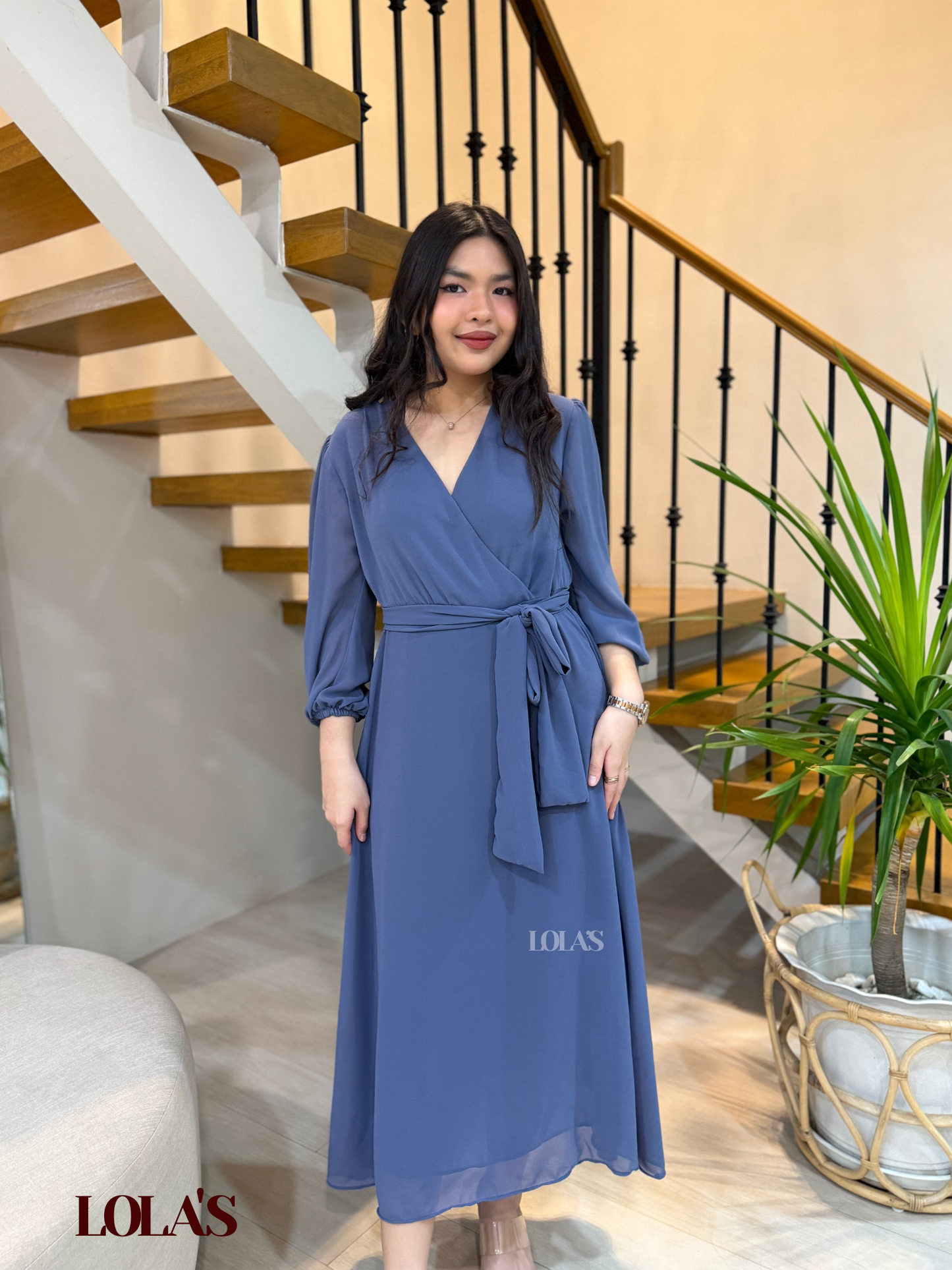 Paula Dress (Powder Blue)