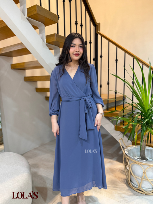 Paula Dress (Powder Blue)