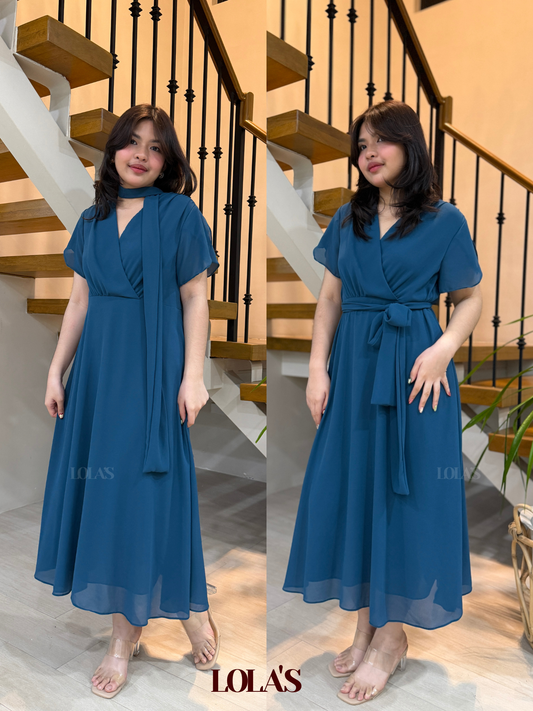 Glinda Dress (Blue Green)