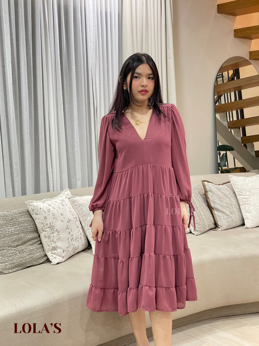 Anna Dress (Plum)