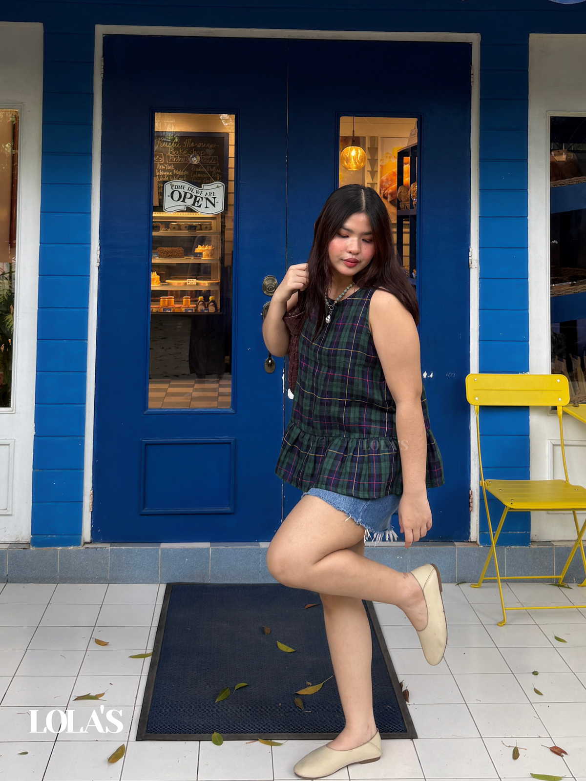 Wena Top (Evergreen Tartan)