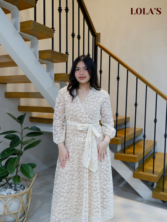 Paula Dress (Cream Lace)