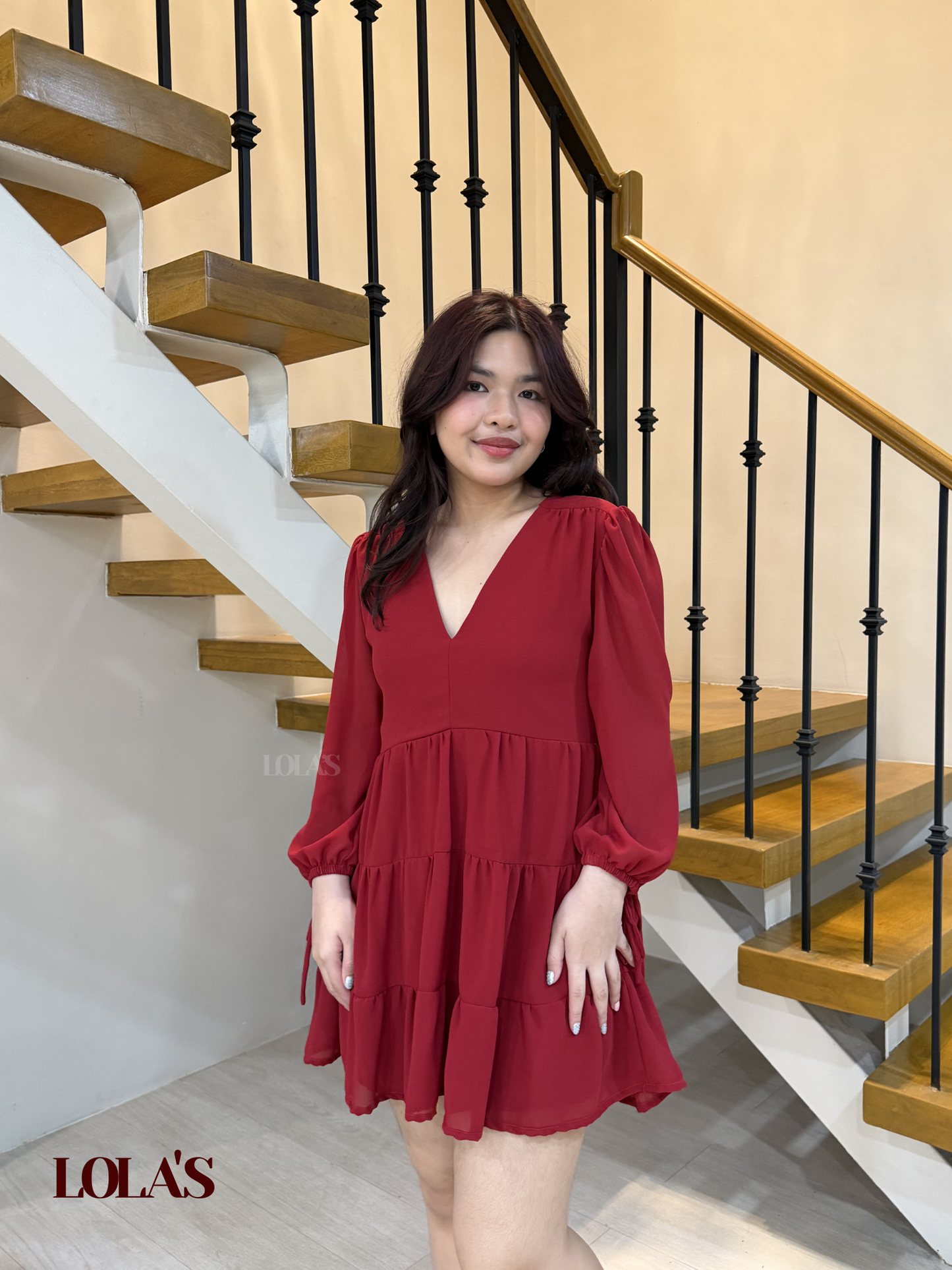 Monina Dress (Red)