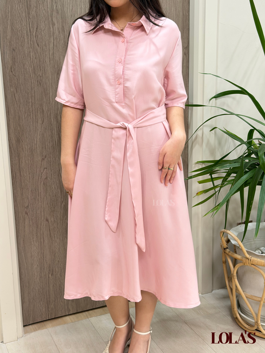 Bianca Dress (Dusty Pink)