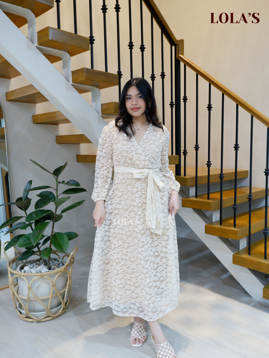 Paula Dress (Cream Lace)