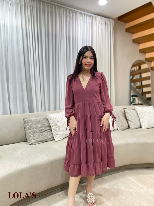 Anna Dress (Plum)