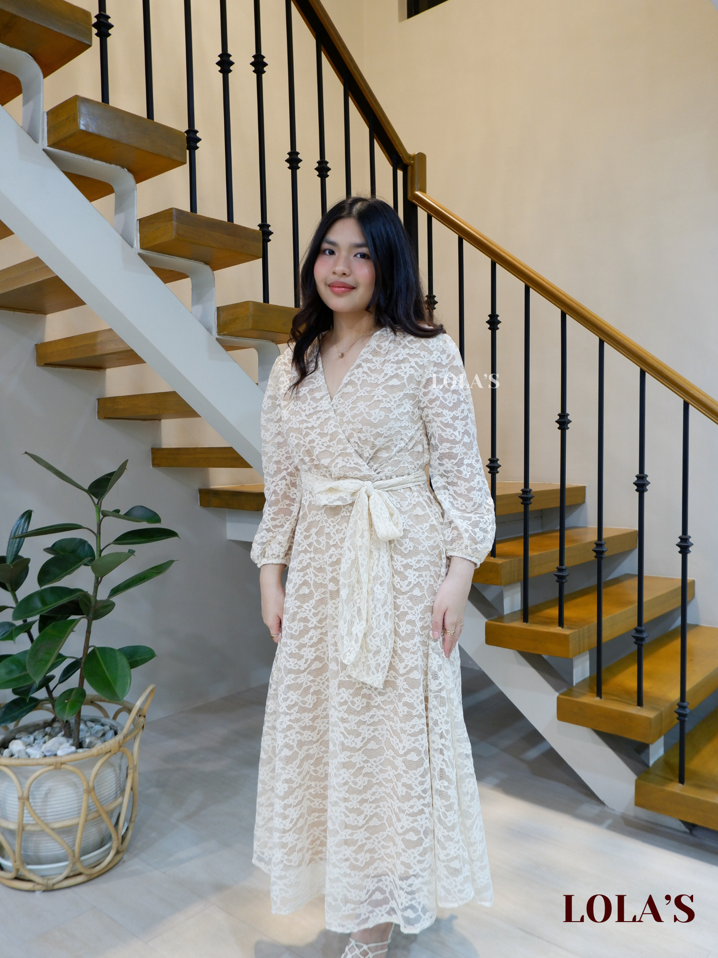 Paula Dress (Cream Lace)