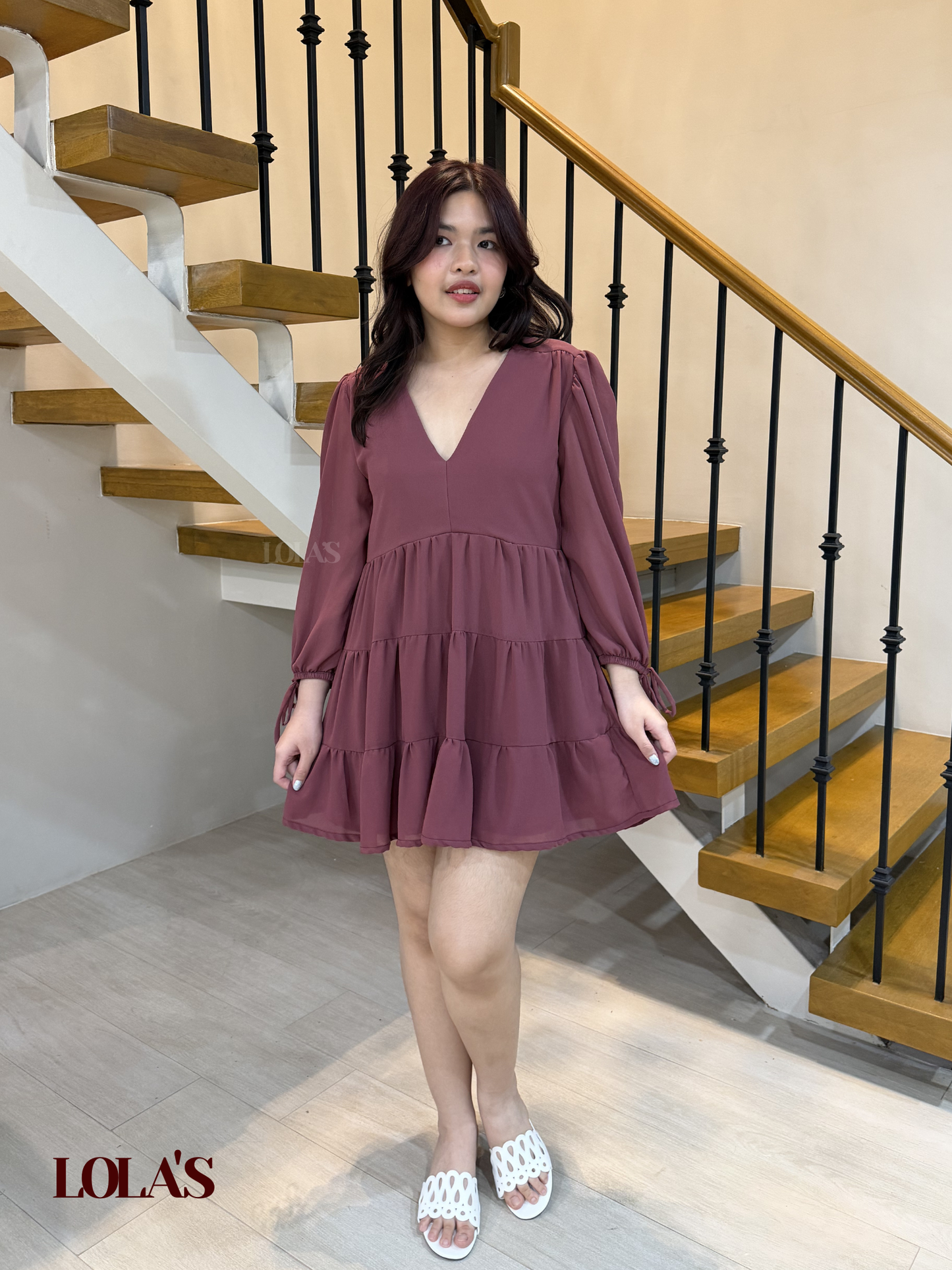 Monina Dress (Plum)