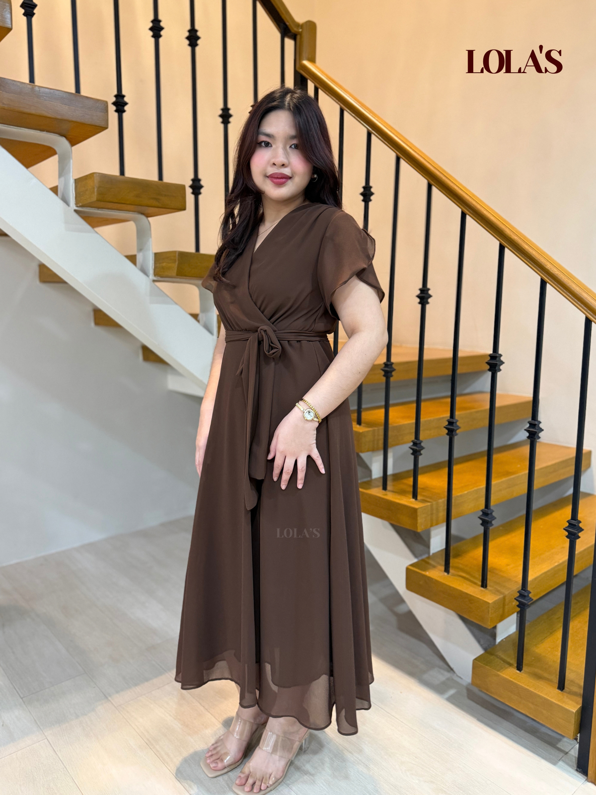 Glinda Dress (Chocolate)