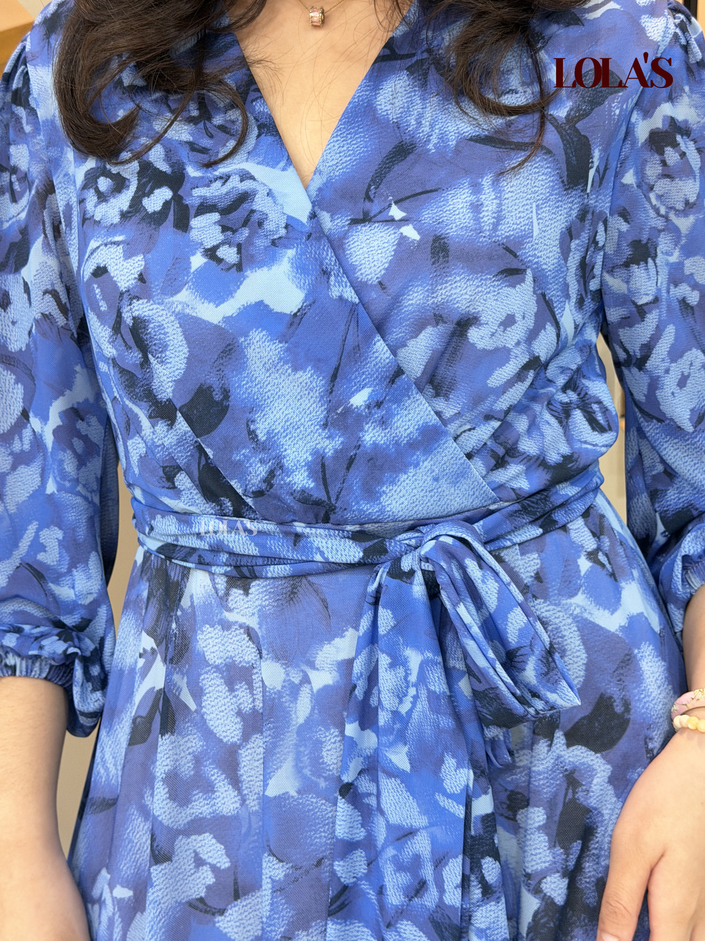 Paula Dress (Blue Haze)
