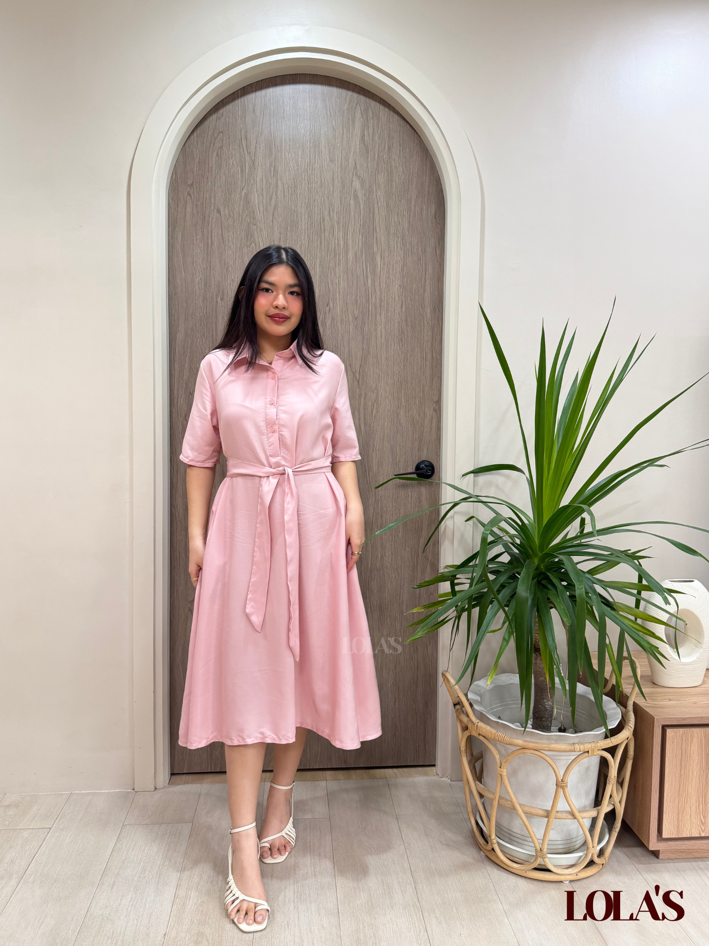 Bianca Dress (Dusty Pink)